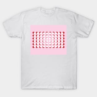 Optical polka dots #illusion #optical #home #decor #retrostyle #polkadots #stylish #sixties #pink #pinkhome T-Shirt